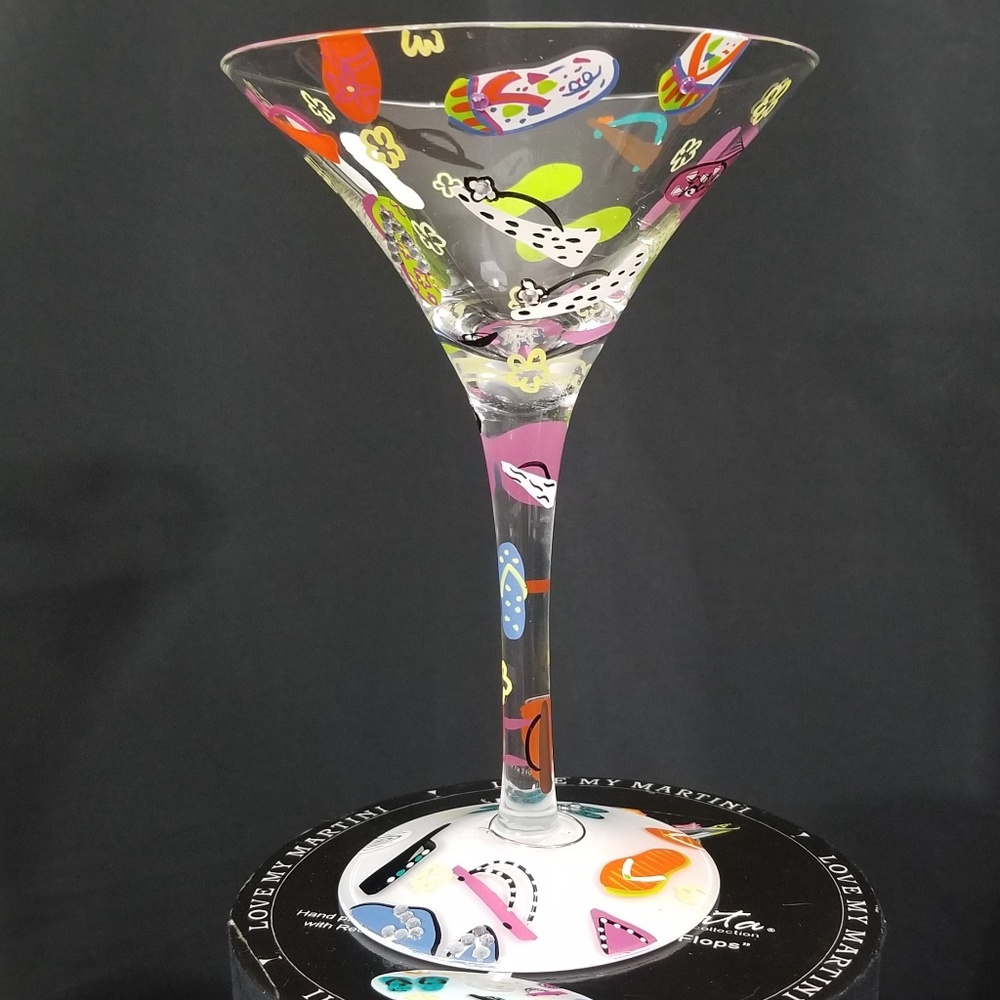 Lolita "Flip-Flop" Martini Glass